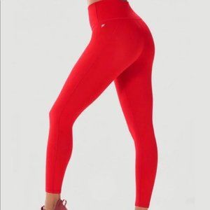 Fabletics Powerhold Red Leggings Size M